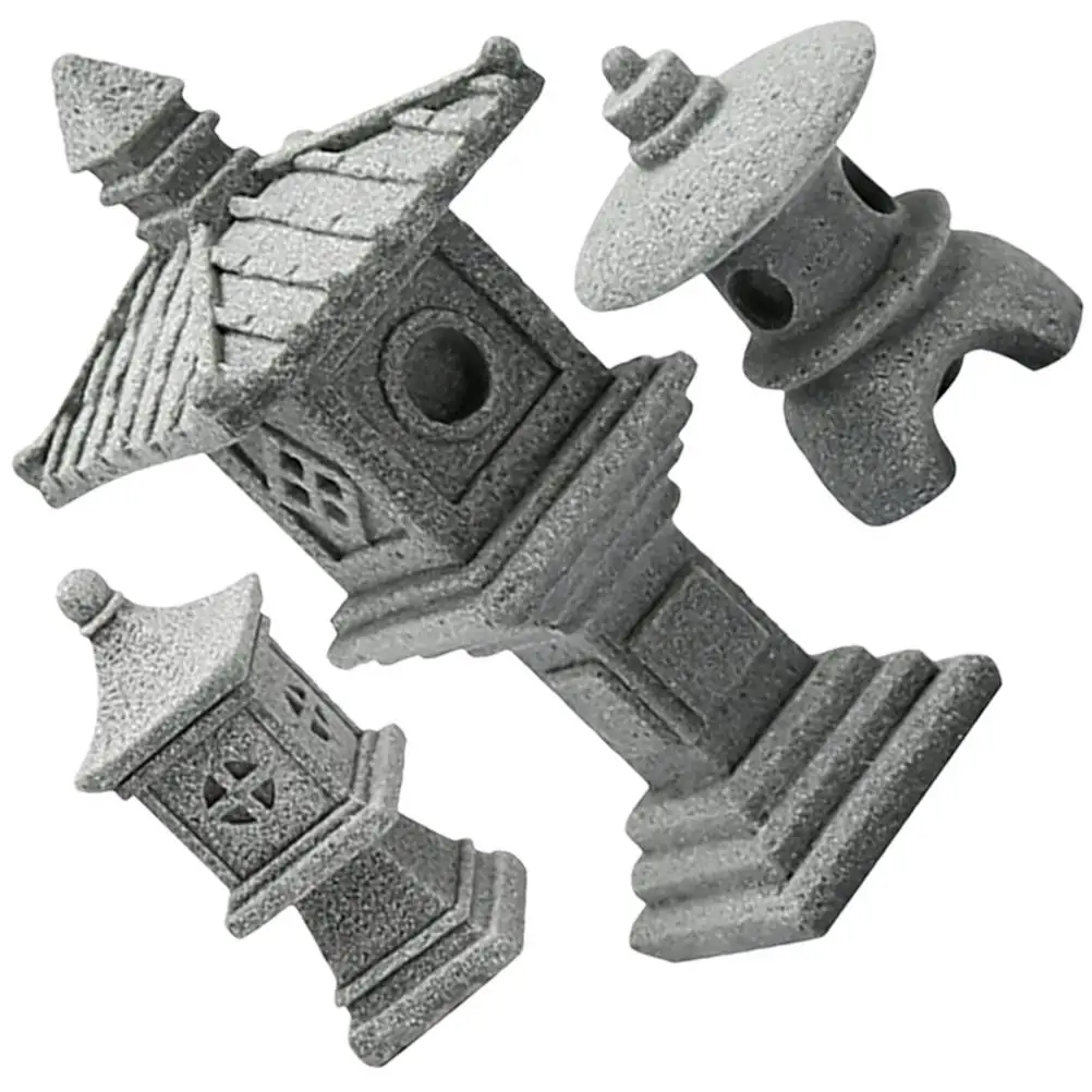 3PCS Stone Lantern Decor Mini Pagoda Statue Japanese Garden naments Landscape Zen Tower Fairy Aquarium Hiding Cave Safe
3PCS Stone Lantern Decor Mini Pagoda Statue Japanese Garden naments Landscape Zen Tower Fairy Aquarium Hiding Cave Safe