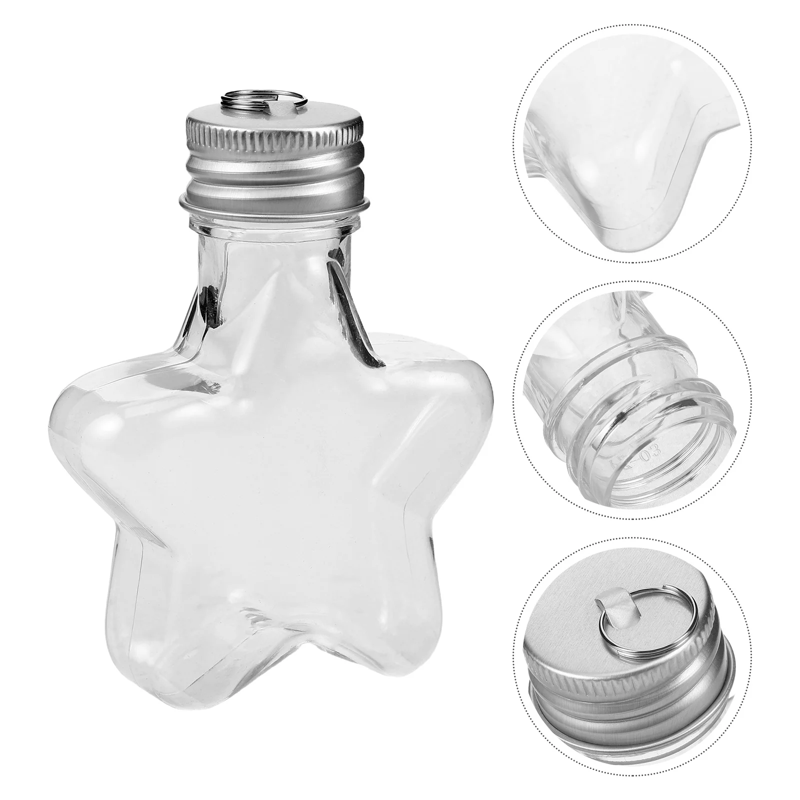 2Pcs Plastic Wishing Vials Star Shaped Clear Bottles for Sand Art Birthday Party Candy Juice Containers Halloween
2Pcs Plastic Wishing Vials Star Shaped Clear Bottles for Sand Art Birthday Party Candy Juice Containers Halloween