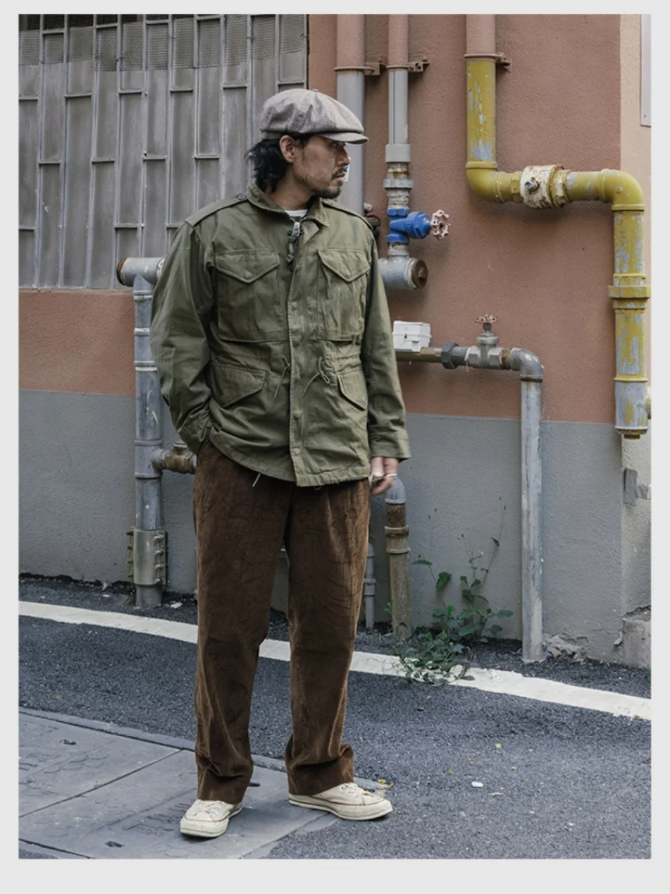 Pure Cotton M5 Field Jaet Cold War Era Combat Outerwear Youth Faion Thiened Long Sve Zipper Closure Color
Pure Cotton M5 Field Jaet Cold War Era Combat Outerwear Youth Faion Thiened Long Sve Zipper Closure Color