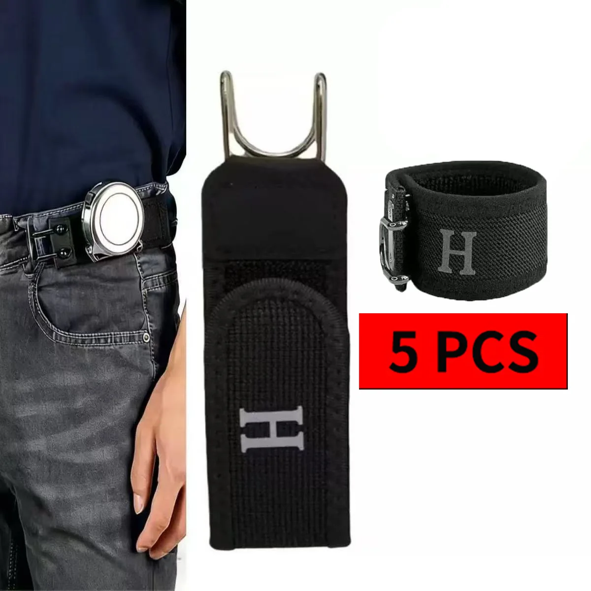 Pack of ten Elastic Belt with Velcro Single-Sided Buckleless Lazy Belt for Comfortable Wear Adjustable Waist Belt
Pack of ten Elastic Belt with Velcro Single-Sided Buckleless Lazy Belt for Comfortable Wear Adjustable Waist Belt