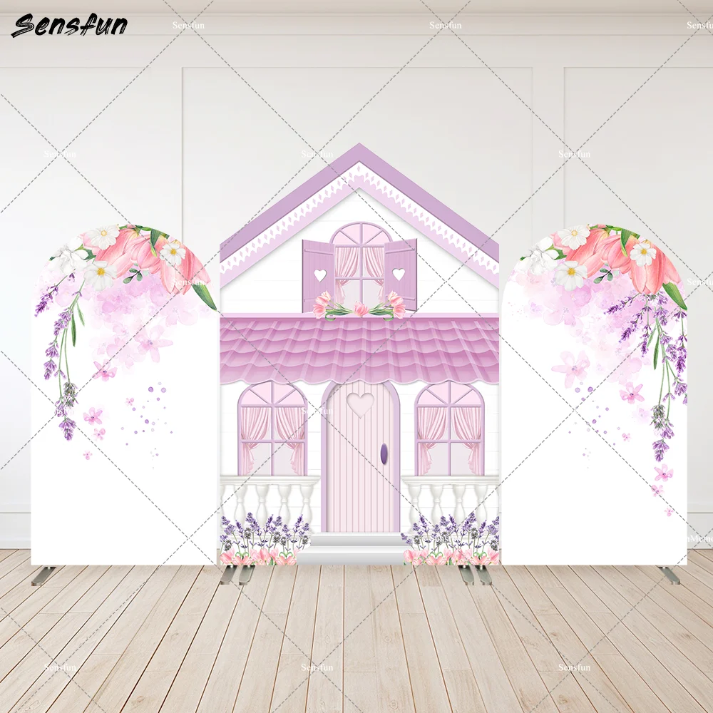 Purple Florals Girls 1st Birthday Arched Cover Backdrop Baby Shower Decorations Barn House Party Arch Wall Background Photobooth
Purple Florals Girls 1st Birthday Arched Cover Backdrop Baby Shower Decorations Barn House Party Arch Wall Background Photobooth