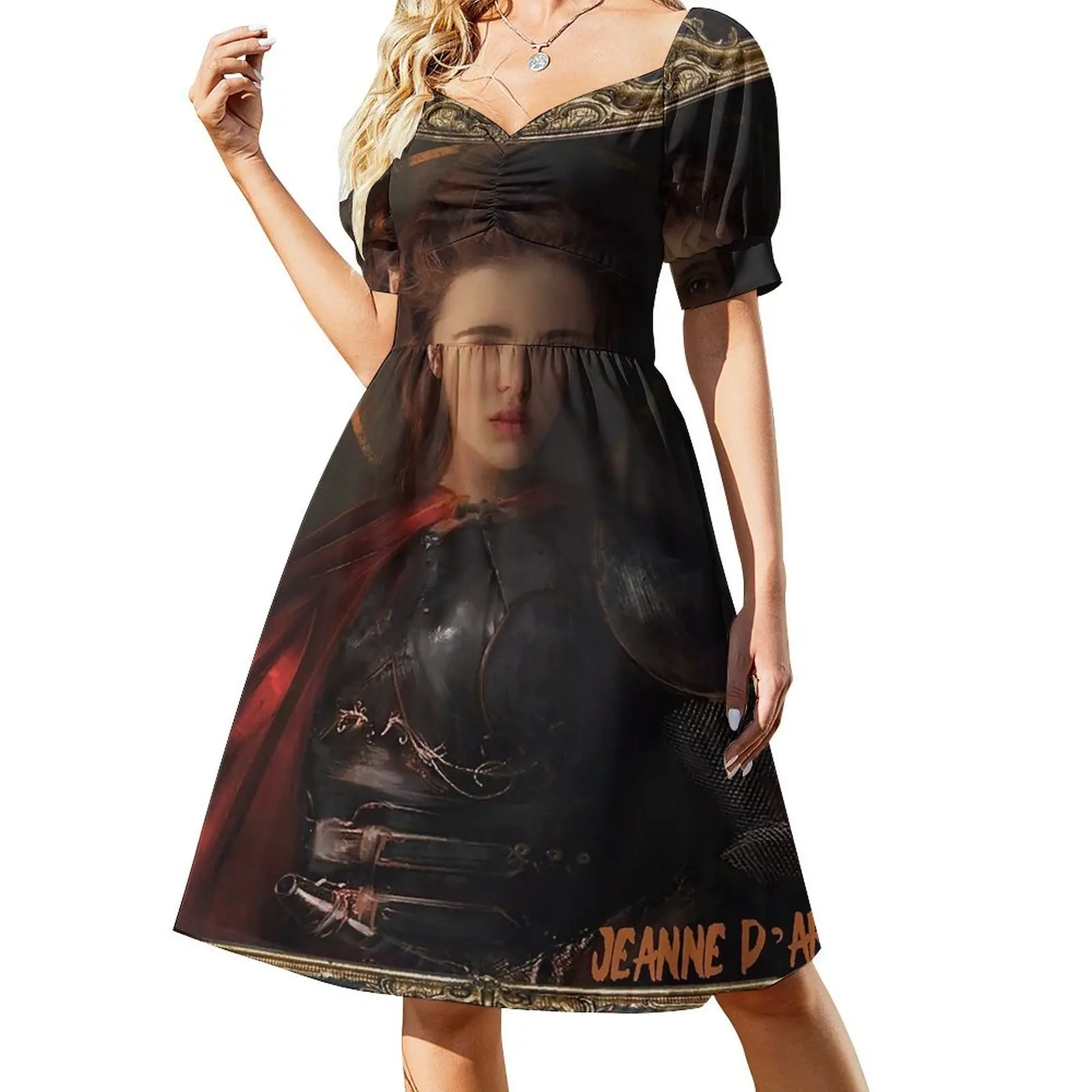 Jeanne d′Arc Short-Sleeved Dress dresses for woman 2025 womens dress women long dresses Dress
Jeanne d′Arc Short-Sleeved Dress dresses for woman 2025 womens dress women long dresses Dress