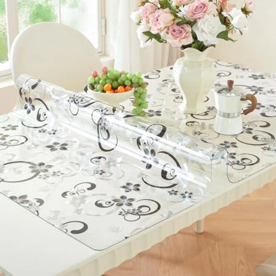 LovePads Clear Table Cover Protector - 42 x 96 Inch Thick Plastic Table Cloth Waterproof PVC Desk Mat for Dining Room Table Woo
LovePads Clear Table Cover Protector - 42 x 96 Inch Thick Plastic Table Cloth Waterproof PVC Desk Mat for Dining Room Table Woo