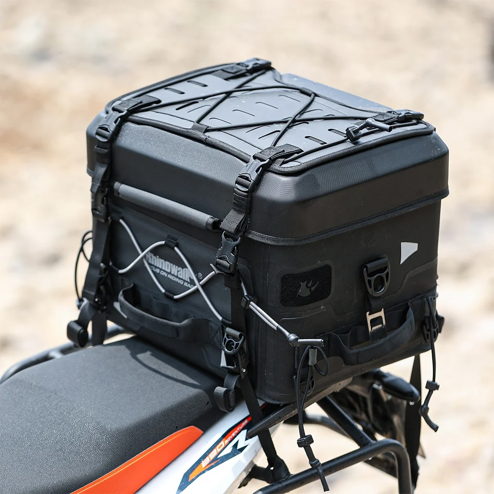 Rhinowalk 36 Liter Hard Shell Tactical Tail Bag, Universal Motorcycle Waterproof Rear Seat Luggages
Rhinowalk 36 Liter Hard Shell Tactical Tail Bag, Universal Motorcycle Waterproof Rear Seat Luggages
