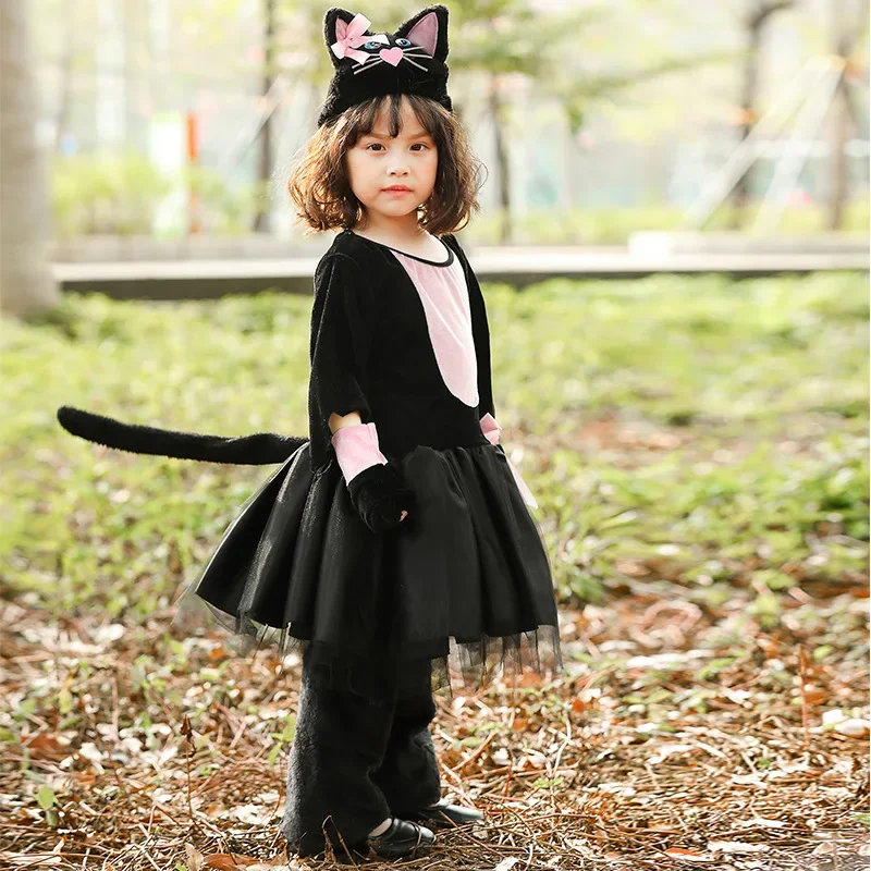 RT01 Umorden детский милый розовый, черный костюм котенка, костюм для косплея Fantasia, костюмы на Хэллоуин для девочек, платье для художественной фотографии, Gf1
RT01 Umorden детский милый розовый, черный костюм котенка, костюм для косплея Fantasia, костюмы на Хэллоуин для девочек, платье для художественной фотографии, Gf1