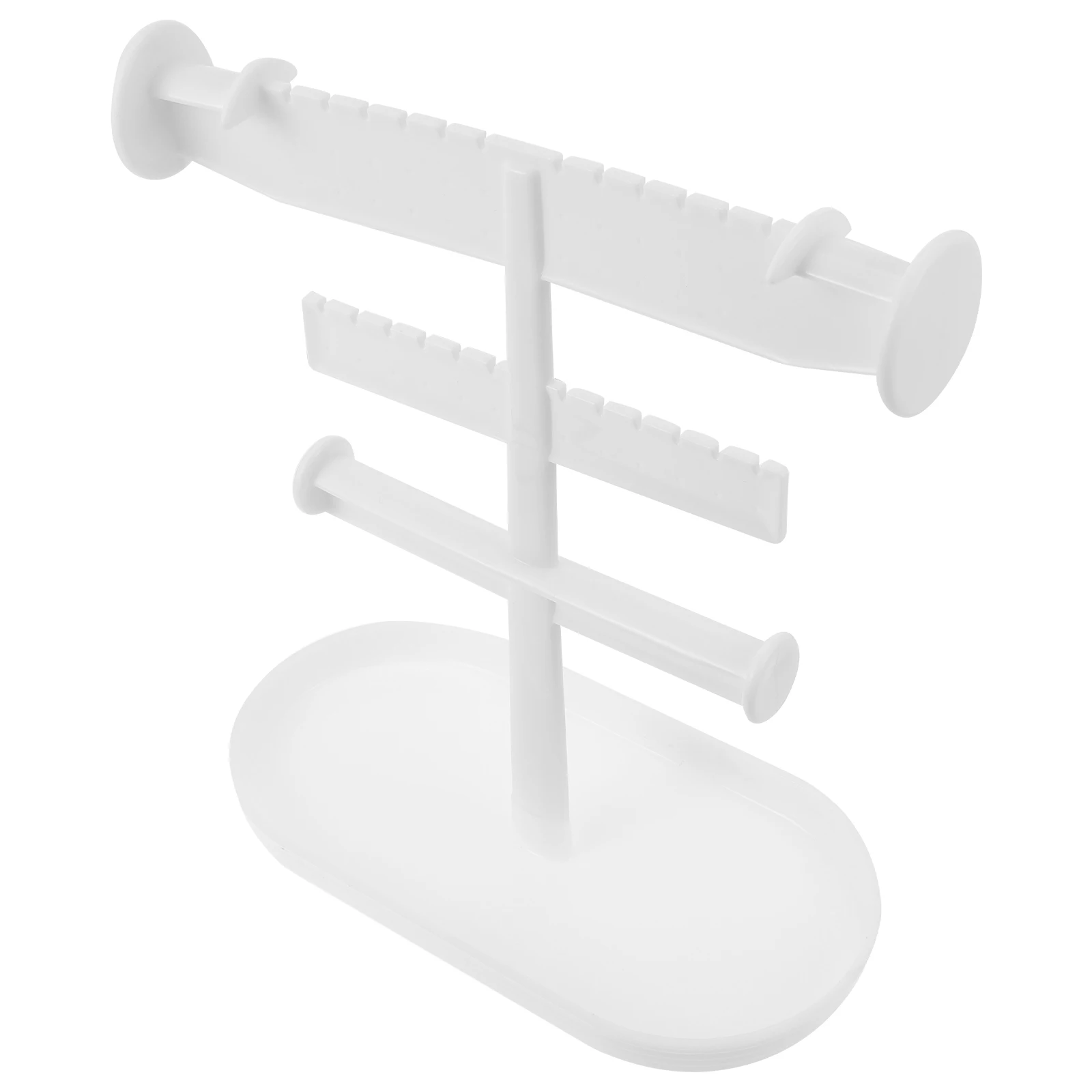 Jewelry Display Storage Rack for Earrings Necklace Jewelry Holder White Plastic 3 Layers Home Decor ganizer Shelf
Jewelry Display Storage Rack for Earrings Necklace Jewelry Holder White Plastic 3 Layers Home Decor ganizer Shelf