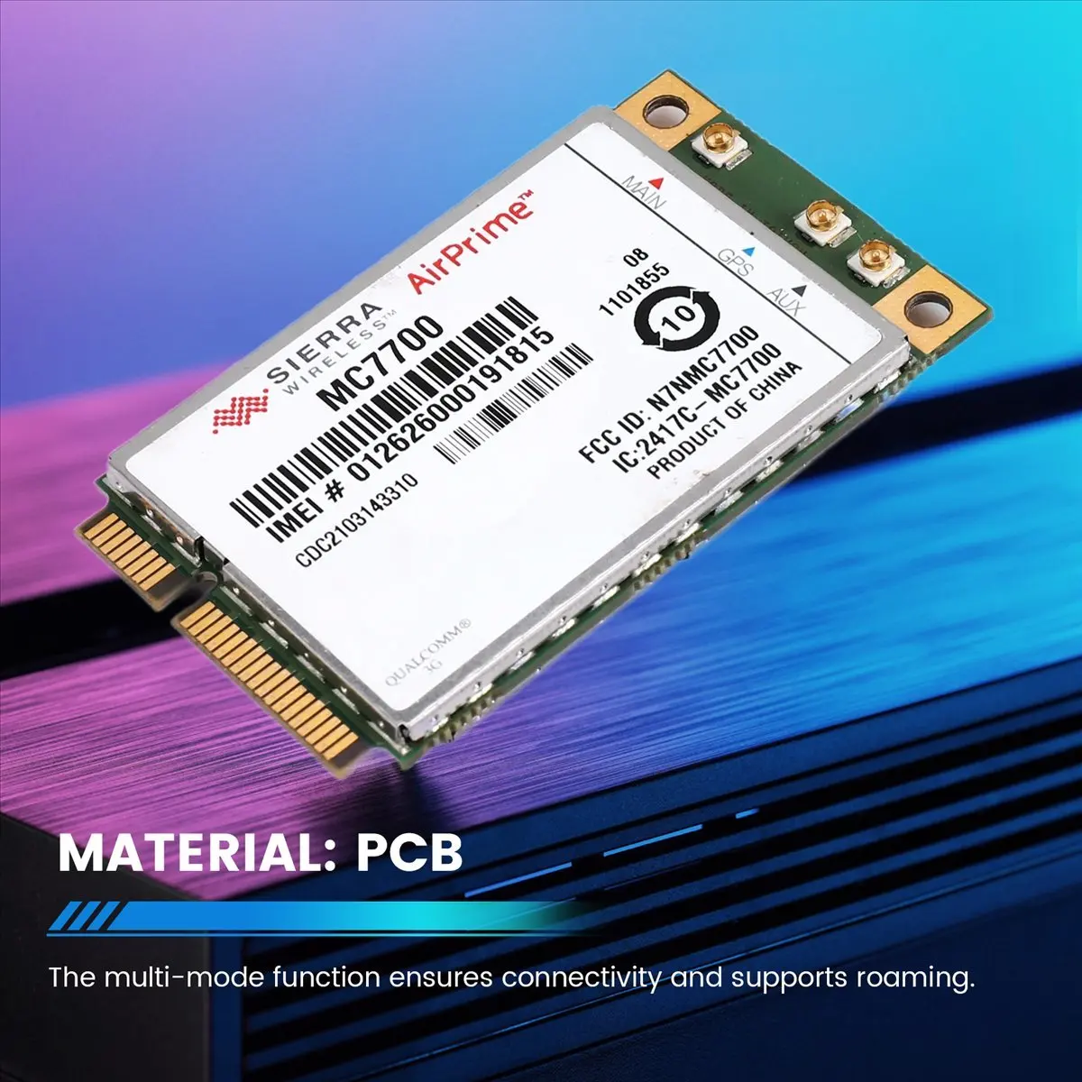 Разблокированная карта WWAN A23G MC7700 3G/4G для Sierra AirPrime, модуль GPS 4G/3G LTE/FDD/WCDMA/Edge со скоростью 100 Мбит/с для Windows/Linux
Разблокированная карта WWAN A23G MC7700 3G/4G для Sierra AirPrime, модуль GPS 4G/3G LTE/FDD/WCDMA/Edge со скоростью 100 Мбит/с для Windows/Linux