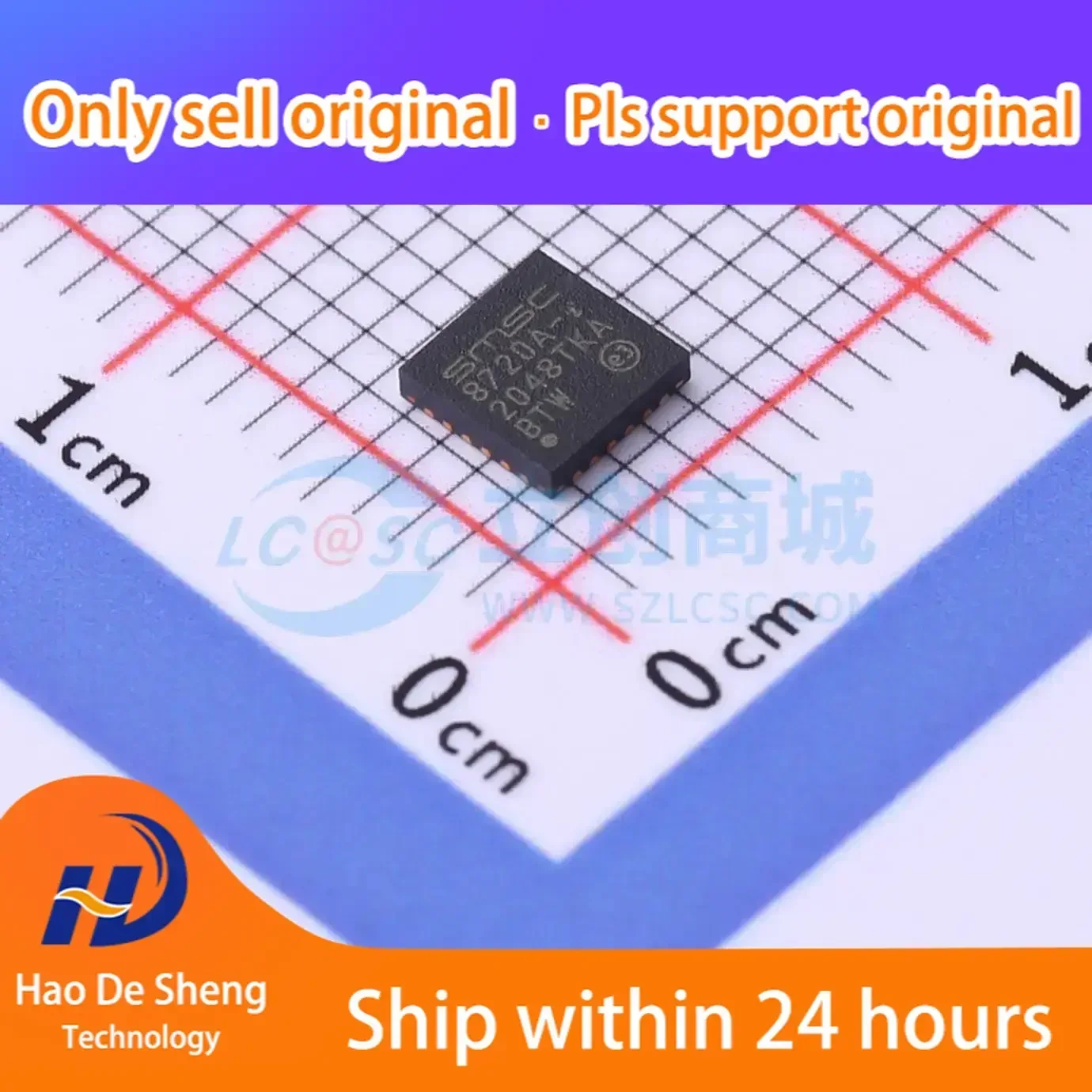 10 шт./лот LAN8720AI-CP-TR-ABC QFN-24 новый оригинальный в наличии
10 шт./лот LAN8720AI-CP-TR-ABC QFN-24 новый оригинальный в наличии