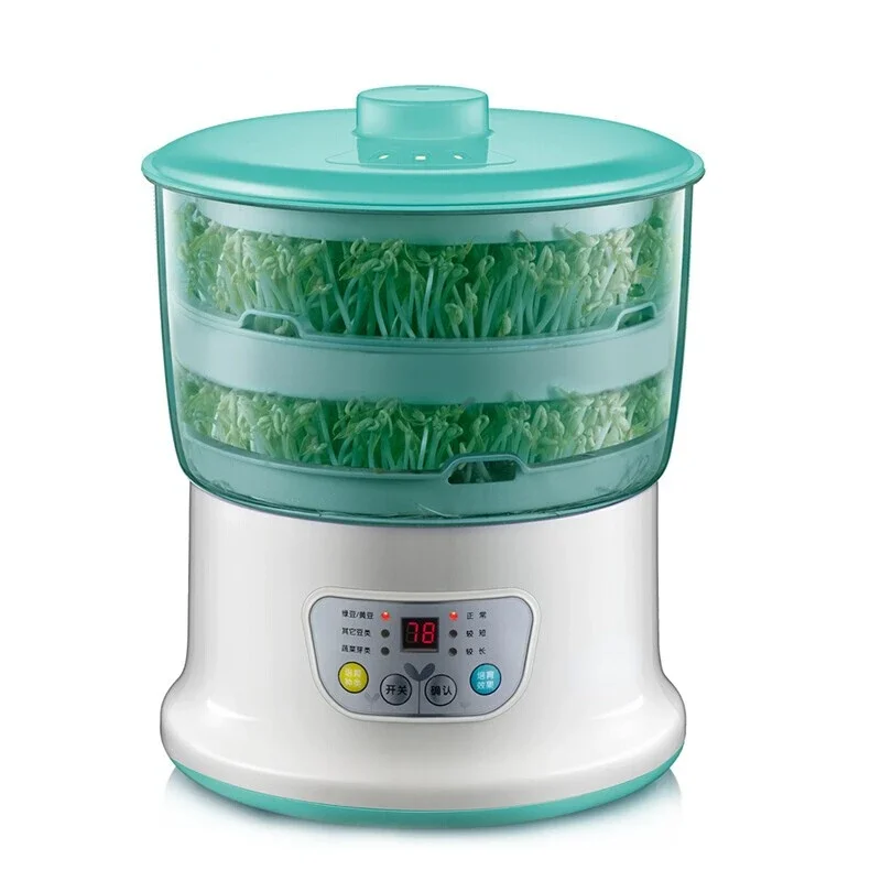 Double-layer Fully Automatic Bean Sprout Machine for Household Use Microcomputer Intelligent Timing DYJ-S6108 Sprouting Hot sale
Double-layer Fully Automatic Bean Sprout Machine for Household Use Microcomputer Intelligent Timing DYJ-S6108 Sprouting Hot sale