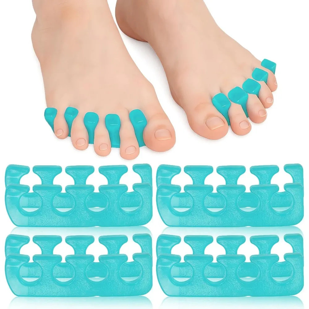 Pedicure Gel Toe Separators - 5x1.2-Inch Soft Reusable for Bunion Relief and Foot Care
Pedicure Gel Toe Separators - 5x1.2-Inch Soft Reusable for Bunion Relief and Foot Care