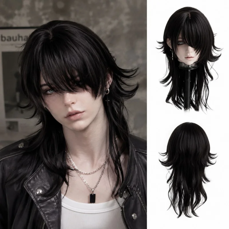 Cosplay wig with a messy, curly, two-dimensional, fluffy and layered look
Cosplay wig with a messy, curly, two-dimensional, fluffy and layered look