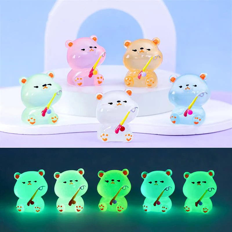 Creative Cartoon Fishing Bear Luminous Toy Micro Landscape Ornament Cute Glow In Dark Car Home Desktop Decoration Accessory Gift
Creative Cartoon Fishing Bear Luminous Toy Micro Landscape Ornament Cute Glow In Dark Car Home Desktop Decoration Accessory Gift
