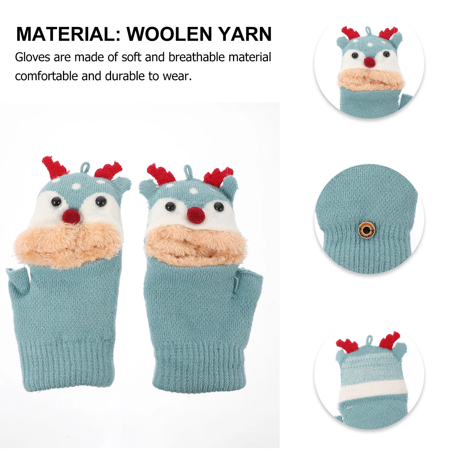 1 пара ветрозащитных теплых зимних перчаток из шерстяной пряжи с открытыми пальцами для активного отдыха, унисекс
1 пара ветрозащитных теплых зимних перчаток из шерстяной пряжи с открытыми пальцами для активного отдыха, унисекс