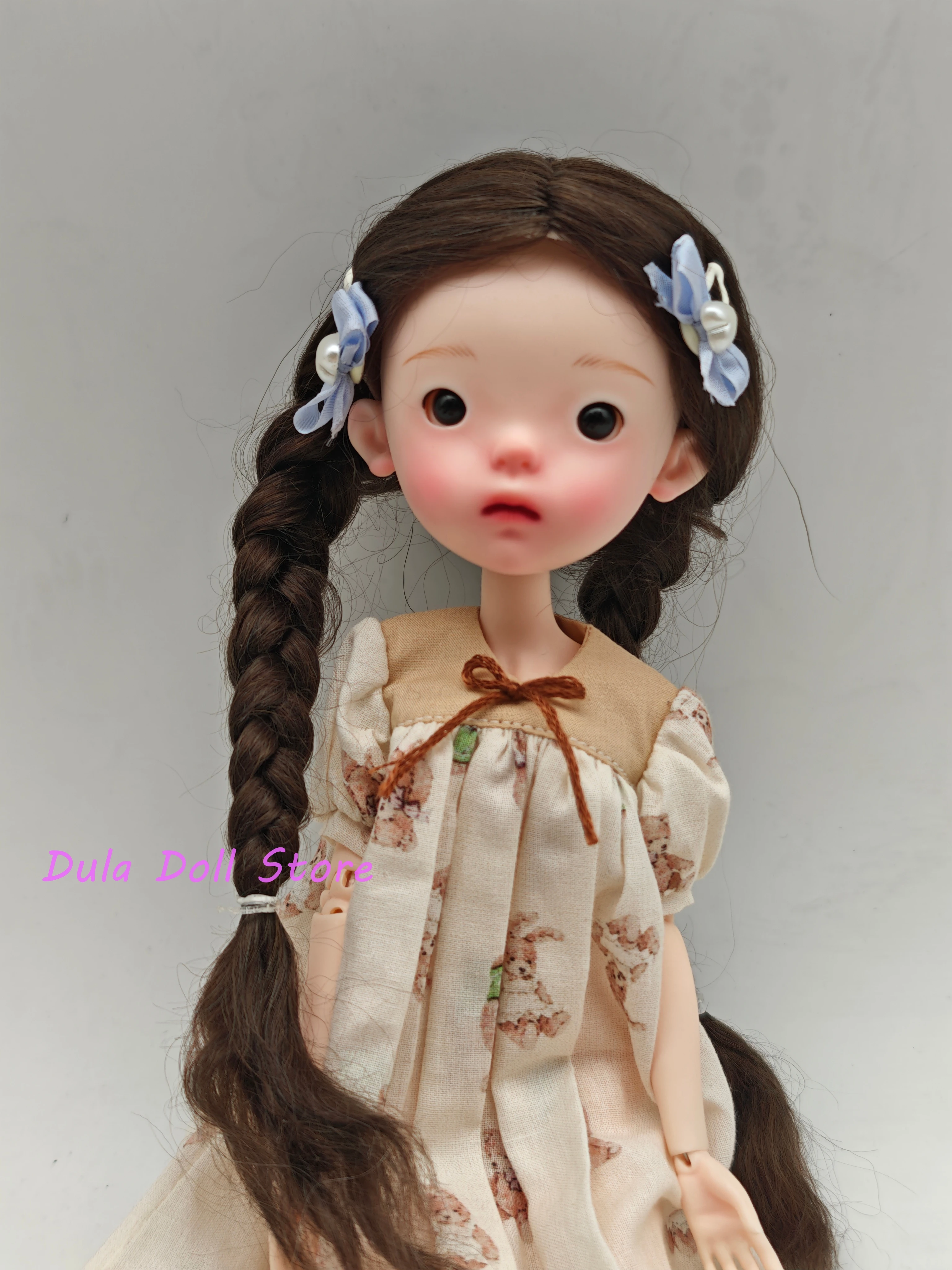 Dula Doll Wigs for Landoudou Landazz Mohair hair 16cm head Special offer (with a little glue exposed on the top of the head)
Dula Doll Wigs for Landoudou Landazz Mohair hair 16cm head Special offer (with a little glue exposed on the top of the head)
