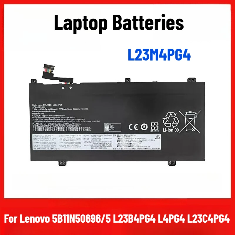 For Lenovo 5B11N50696/5 L23B4PG4 L4PG4 L23C4PG4 L23M4PG4 Laptop Batteries
For Lenovo 5B11N50696/5 L23B4PG4 L4PG4 L23C4PG4 L23M4PG4 Laptop Batteries