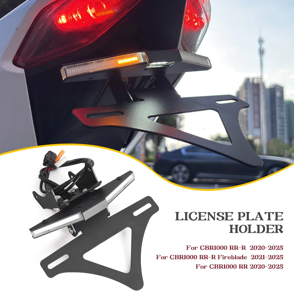 Motorcycle Rear Short Tail Stock Tidy License Plate Holder Tailstock Bracket Kit For Honda CBR1000RR CBR 1000 RR-R 2020-2025
Motorcycle Rear Short Tail Stock Tidy License Plate Holder Tailstock Bracket Kit For Honda CBR1000RR CBR 1000 RR-R 2020-2025