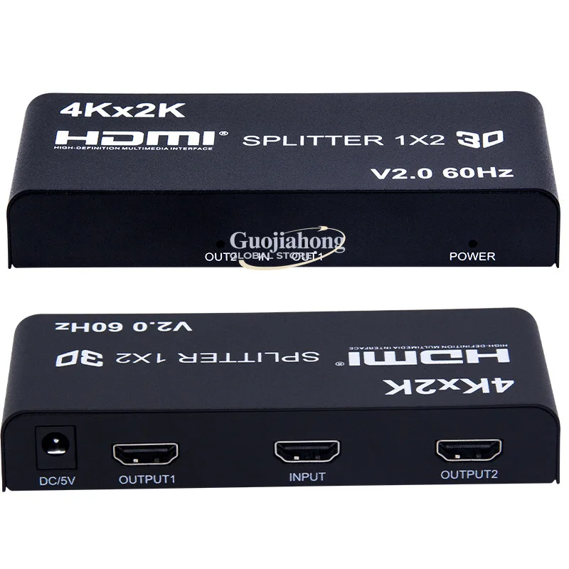 Cross-border 2.0 ultra-high definition distributor Splitter 1x2 one in two out 4K@60Hz
Cross-border 2.0 ultra-high definition distributor Splitter 1x2 one in two out 4K@60Hz