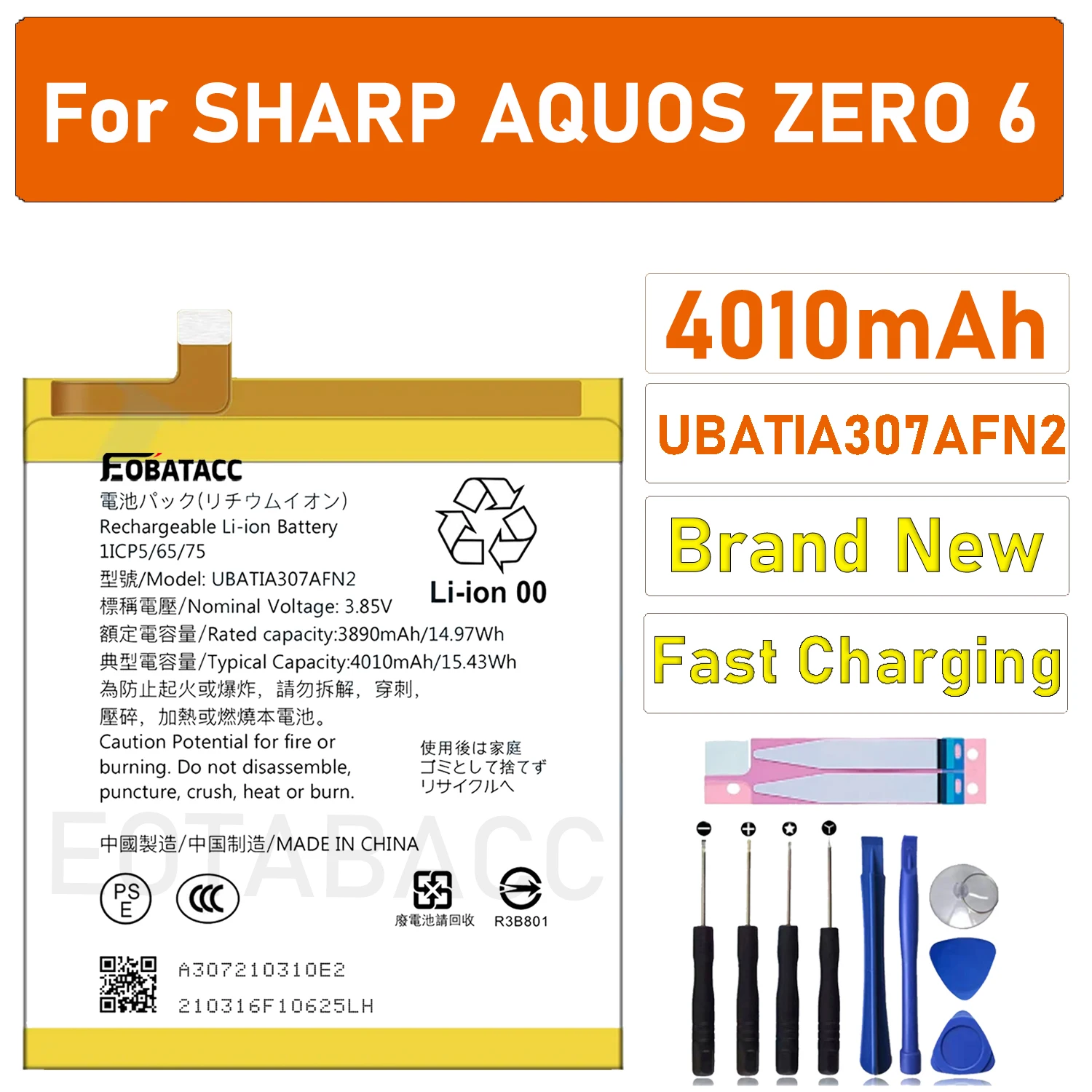 2025 Years UBATIA307AFN2 New Rechargeable Lithium Battery Aaa Cell Phone Battery Fit for Sharp Replacement Batterises
2025 Years UBATIA307AFN2 New Rechargeable Lithium Battery Aaa Cell Phone Battery Fit for Sharp Replacement Batterises