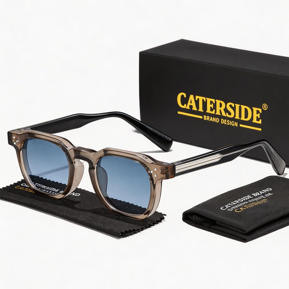 CATERSIDE New Vintage Men's Sunglasses High-Quality Square Sun Glasses Women's Outdoor Travel Beach Summer Fashion Glasses Uv400
CATERSIDE New Vintage Men's Sunglasses High-Quality Square Sun Glasses Women's Outdoor Travel Beach Summer Fashion Glasses Uv400