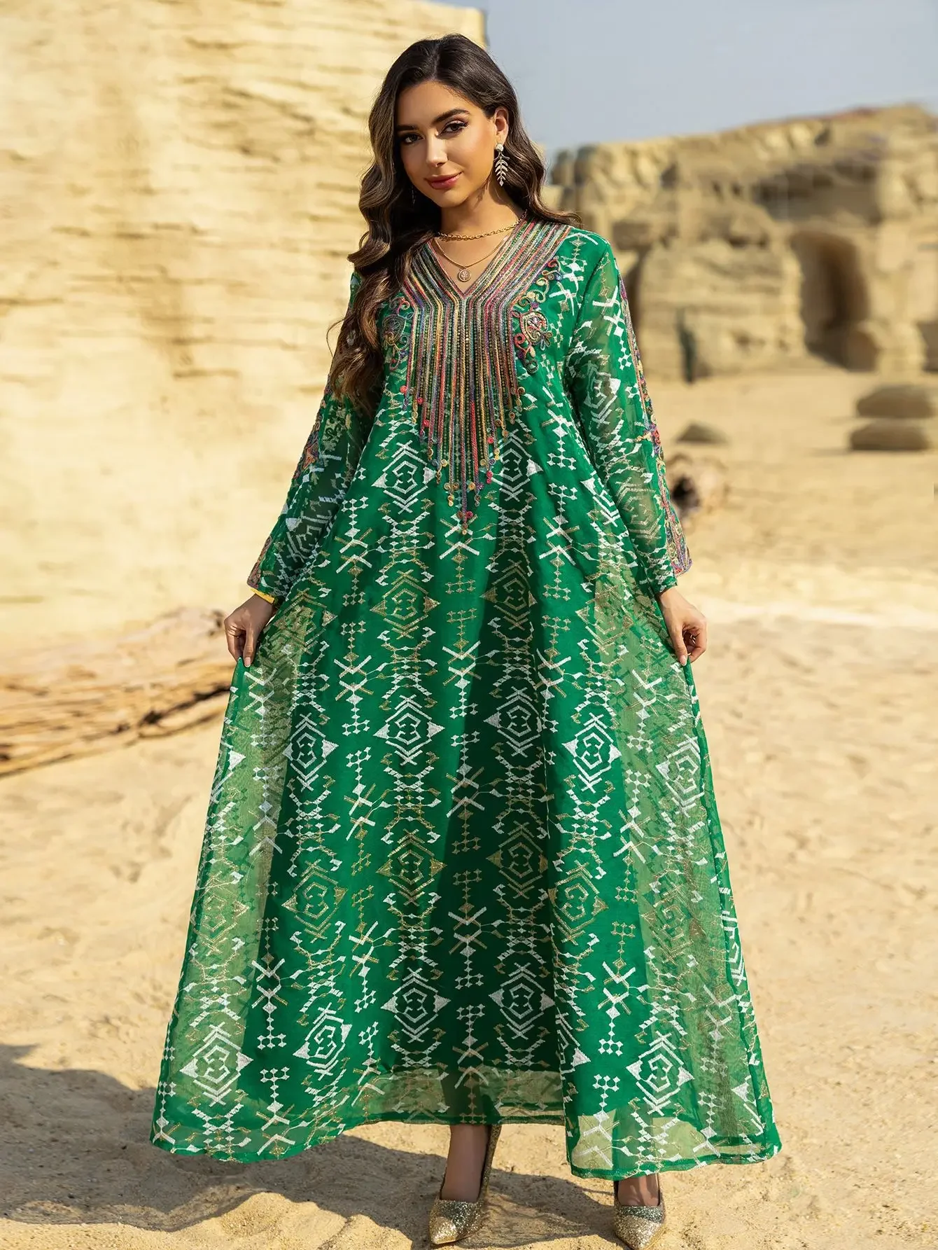 Eid for Women Dress Abaya Muslim Embroidery Mesh Party Caftan Robe Jalabiya Morocco Dubai Kaftan Vestidos Largos Ramadan 2025
Eid for Women Dress Abaya Muslim Embroidery Mesh Party Caftan Robe Jalabiya Morocco Dubai Kaftan Vestidos Largos Ramadan 2025