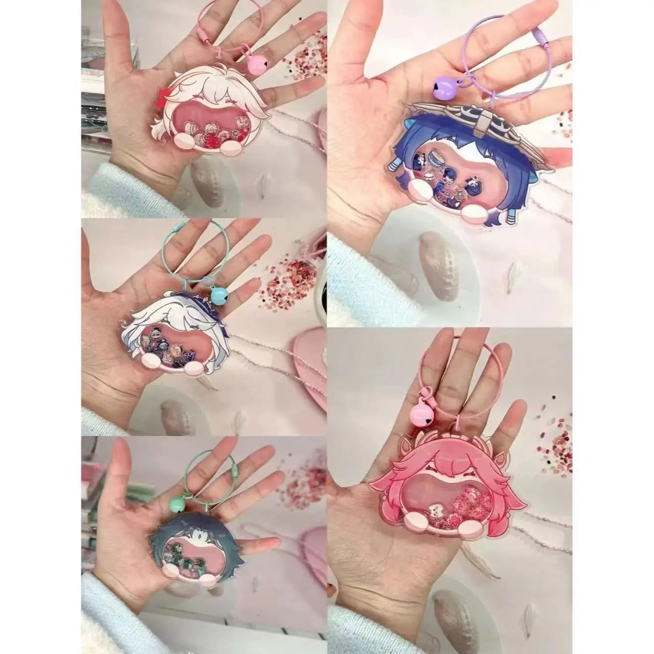 Anime Genshin Impact Kaedehara Kazuha Furina Xiao Yae Miko Balladeer Cosplay Shake Fighter Acrylic Keychain Birthday Gift
Anime Genshin Impact Kaedehara Kazuha Furina Xiao Yae Miko Balladeer Cosplay Shake Fighter Acrylic Keychain Birthday Gift