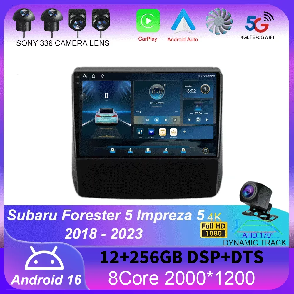 Android 16 For Subaru Forester 5 Impreza 5 2018 - 2023 Android Car Radio Multimedia Video Player GPS Stereo CarPlay 4G Head Unit
Android 16 For Subaru Forester 5 Impreza 5 2018 - 2023 Android Car Radio Multimedia Video Player GPS Stereo CarPlay 4G Head Unit