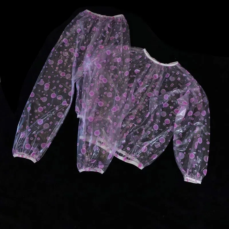 Men Sexy Soft Bubble Pattern Sheer PVC Plastic Long Sleeved Loose Pullover Trousers Women Round Neck T-shirt Lantern Pants ABDL
Men Sexy Soft Bubble Pattern Sheer PVC Plastic Long Sleeved Loose Pullover Trousers Women Round Neck T-shirt Lantern Pants ABDL