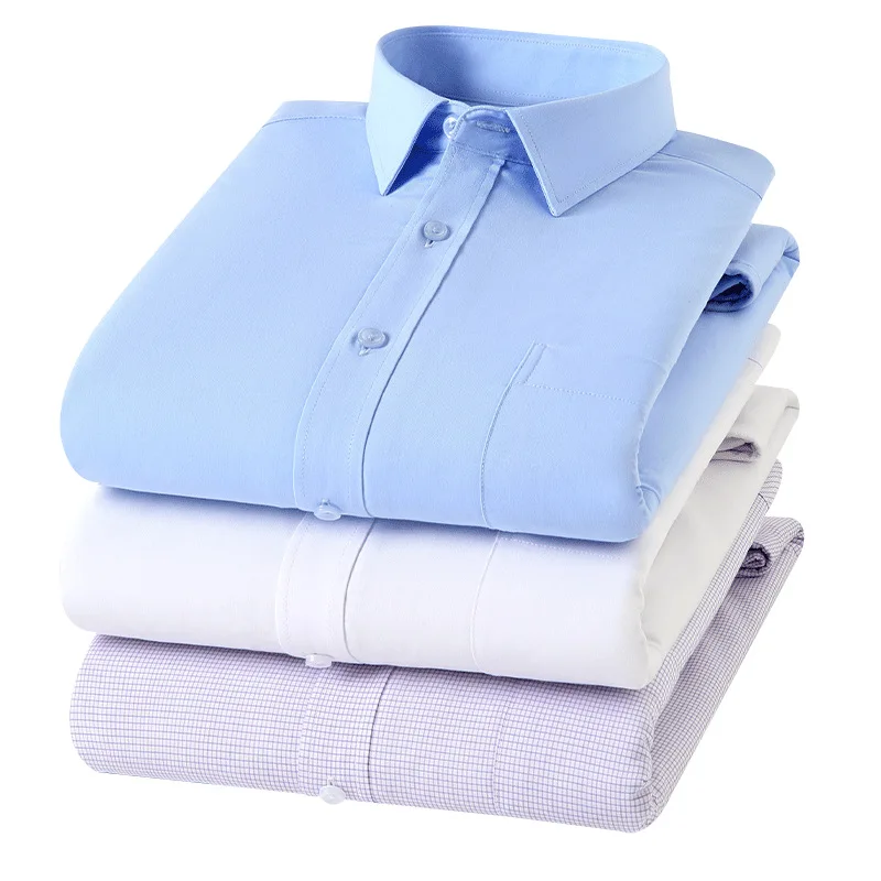 Hight qulity Warm wool long sleeve shirts for men slim fit formal shirt Winter thicken solid color office white business clothes
Hight qulity Warm wool long sleeve shirts for men slim fit formal shirt Winter thicken solid color office white business clothes