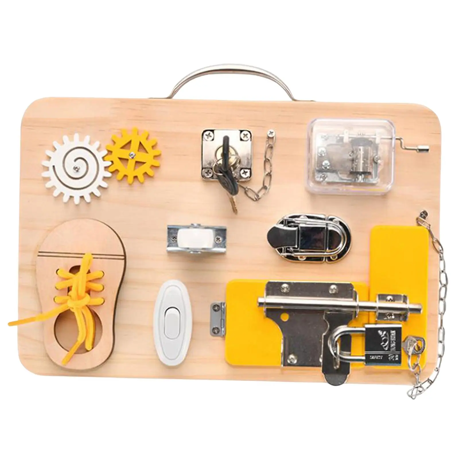 Kids Hand Crank Music Box Fine Motor Skill Educational Toys
Kids Hand Crank Music Box Fine Motor Skill Educational Toys