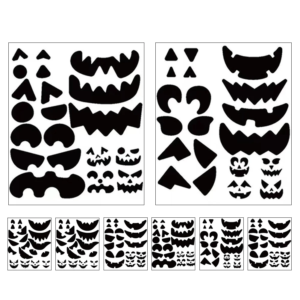 8 Sheets Halloween Face Kids Craft Decorations Black Decorating Stickers Trick Or Treat Party Favors Make Your Own
8 Sheets Halloween Face Kids Craft Decorations Black Decorating Stickers Trick Or Treat Party Favors Make Your Own