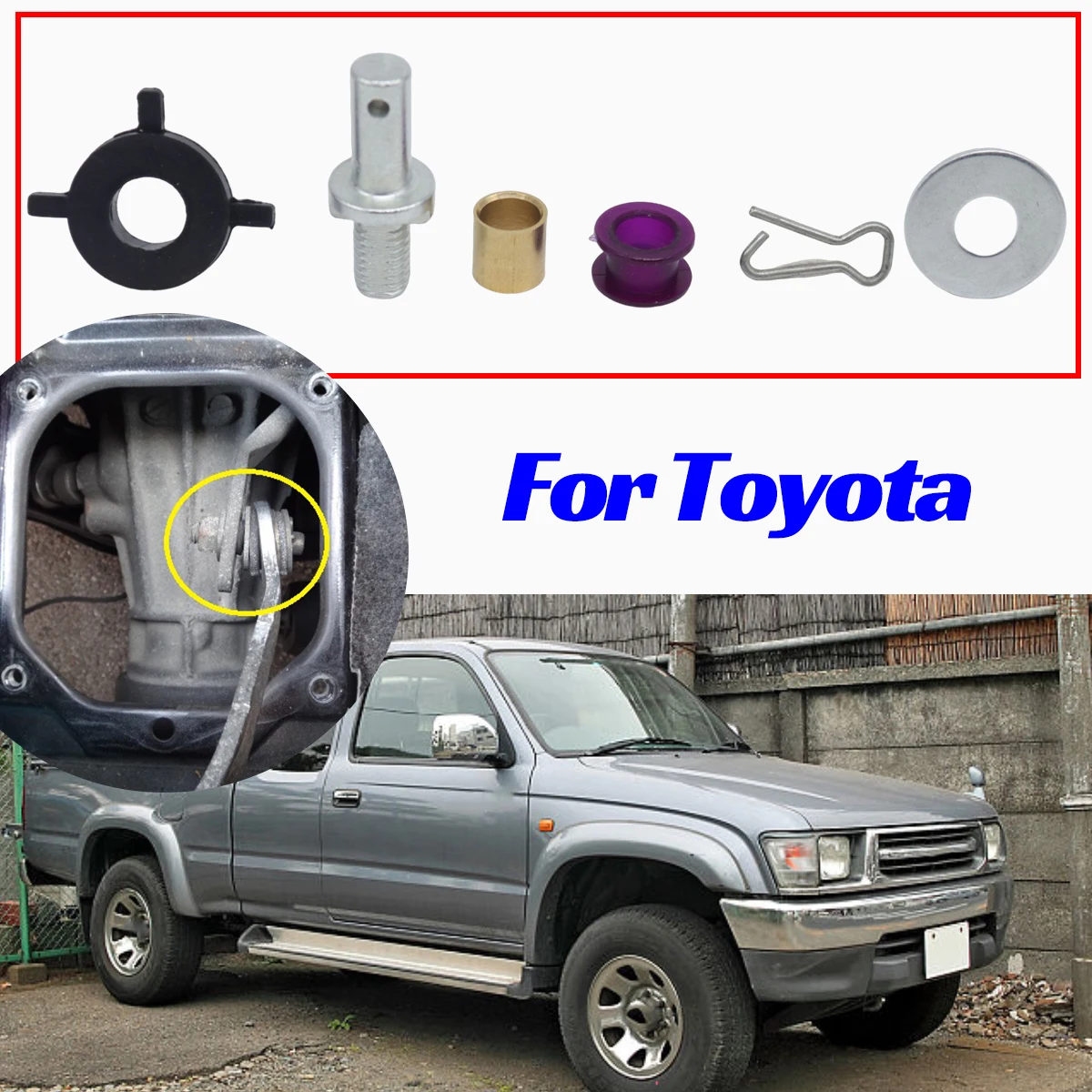 1Set Car Automatic Gear Shift Lever Selector Bushing Loose Repair Linkage Shaft for Toyota Crown S130 Hilux N140 N150 N160 N170
1Set Car Automatic Gear Shift Lever Selector Bushing Loose Repair Linkage Shaft for Toyota Crown S130 Hilux N140 N150 N160 N170