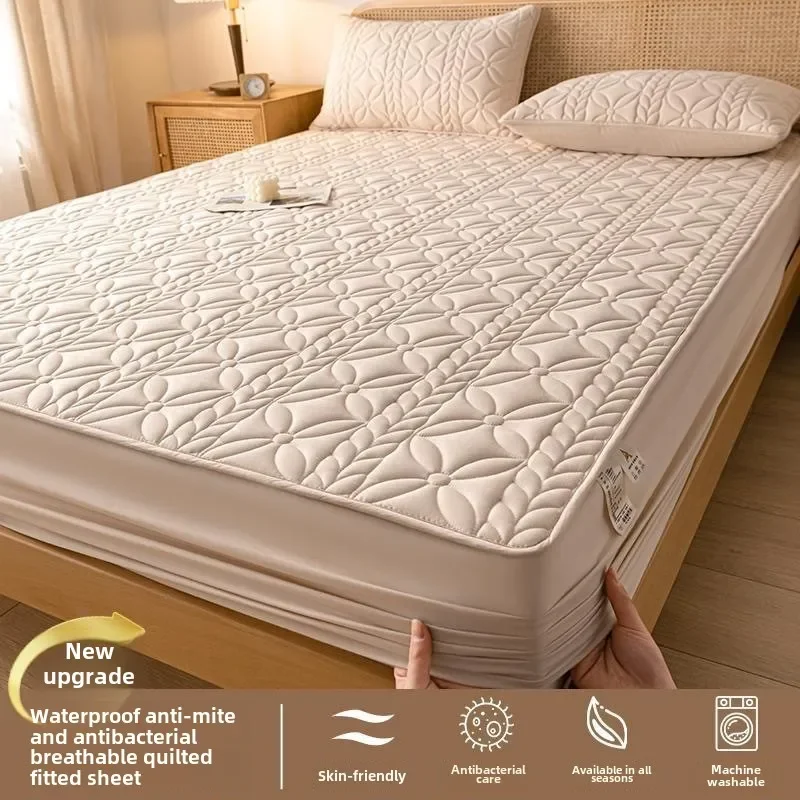Waterproof Bedding Set Sheets Bed Sheets and Pillowcases Bed Cover Set Bed Linen Cotton Clamping Mattress Cover Intensification
Waterproof Bedding Set Sheets Bed Sheets and Pillowcases Bed Cover Set Bed Linen Cotton Clamping Mattress Cover Intensification