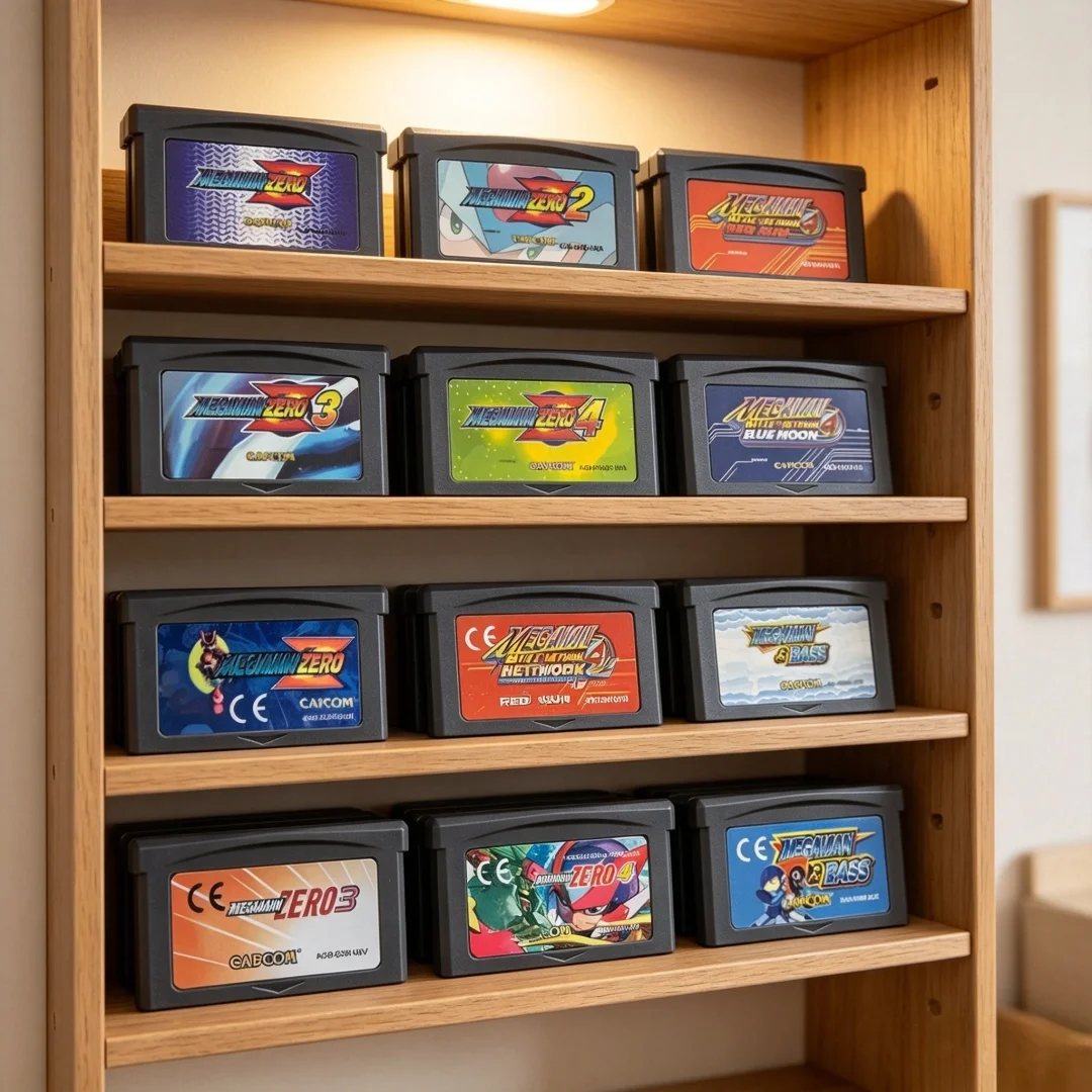 Mega Man GBA Games Cartridge 32 Bit Video Game Console Card Mega Man Zero 1 2 3 4 Red Sun Blue Moon for GBA SP
Mega Man GBA Games Cartridge 32 Bit Video Game Console Card Mega Man Zero 1 2 3 4 Red Sun Blue Moon for GBA SP
