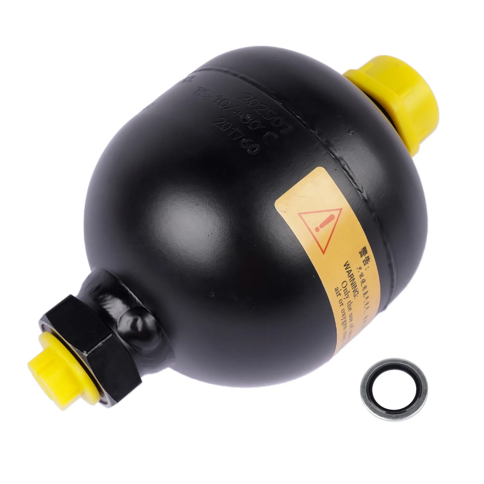 AP01 Diaphragm Accumulator, 4786psi Max Working Pressure, 20 cu in(0.32L), Thread G1/2
AP01 Diaphragm Accumulator, 4786psi Max Working Pressure, 20 cu in(0.32L), Thread G1/2