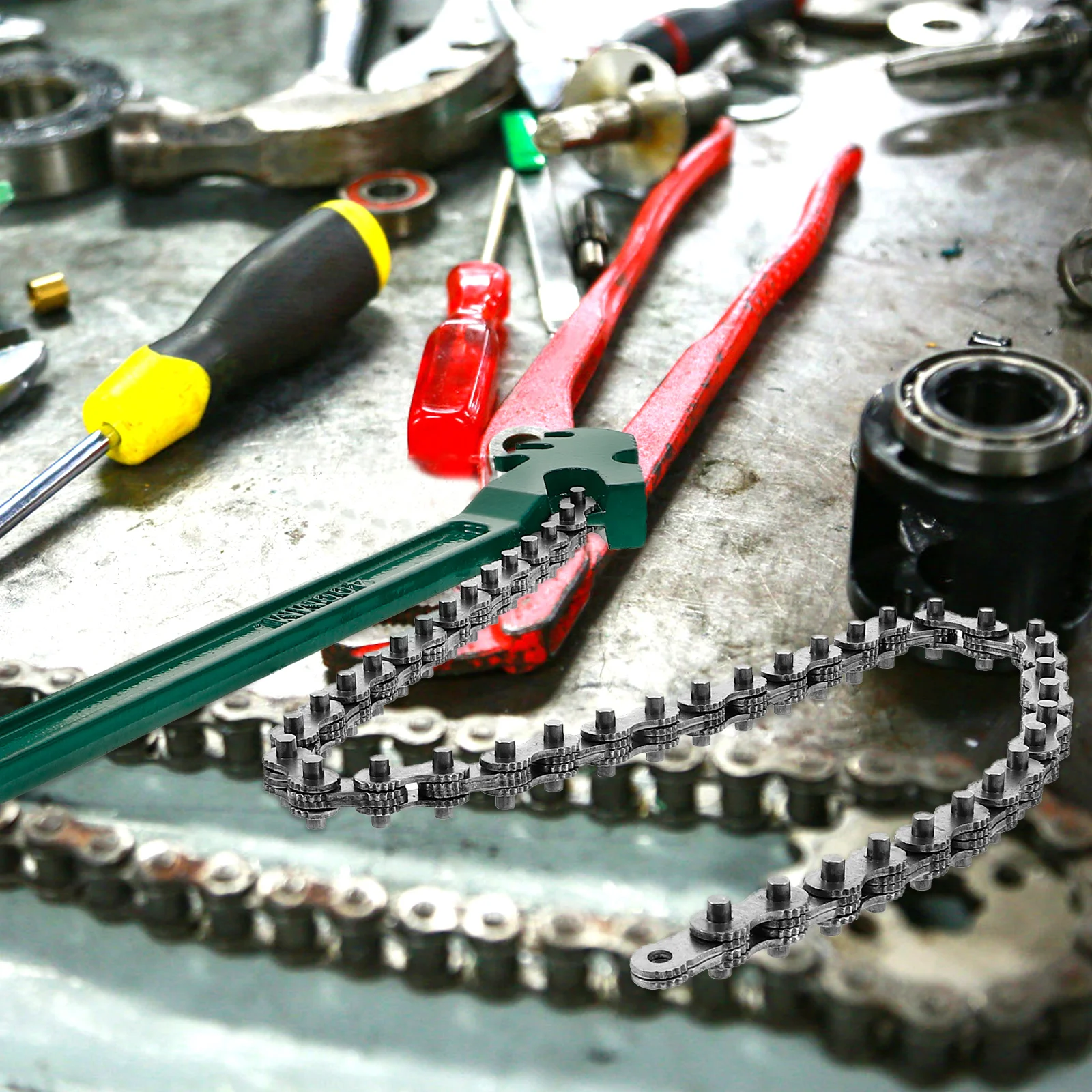 Chain Heavy Duty Plumbing Wrench Oil Filter Wrench Adjustable Spanner For Auto Repair Motorcycle Water Filter Maintenance
Chain Heavy Duty Plumbing Wrench Oil Filter Wrench Adjustable Spanner For Auto Repair Motorcycle Water Filter Maintenance