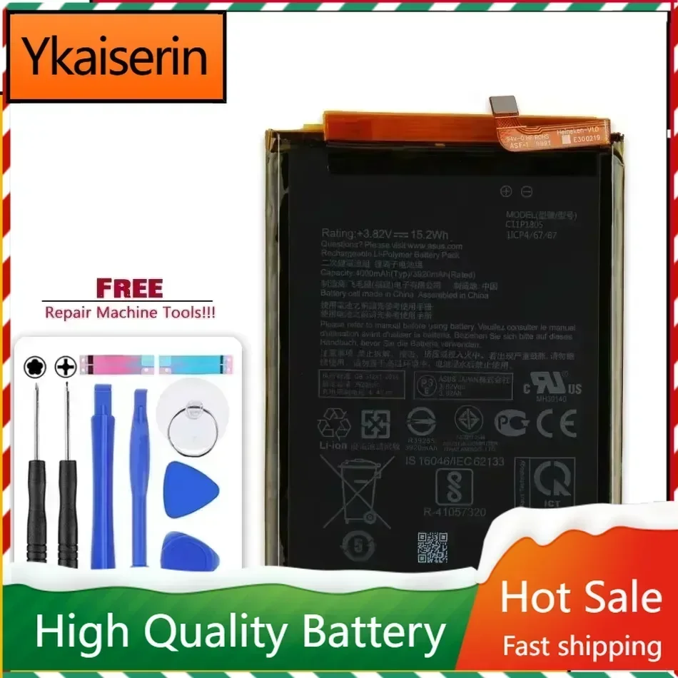 Battery C11P1805 for ASUS Zenfone MAX (M2) X01AD ZB632KL ZB633KL High Quality Mobile Phone Battery Bateria Warranty + NO
Battery C11P1805 for ASUS Zenfone MAX (M2) X01AD ZB632KL ZB633KL High Quality Mobile Phone Battery Bateria Warranty + NO