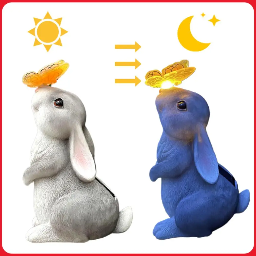 Solar Cat/Rabbit/Dog Butterfly Decorative Light Resin Patio Ornamental Lamp Cartoon Animal Sculptures Light for Garden Courtyard
Solar Cat/Rabbit/Dog Butterfly Decorative Light Resin Patio Ornamental Lamp Cartoon Animal Sculptures Light for Garden Courtyard