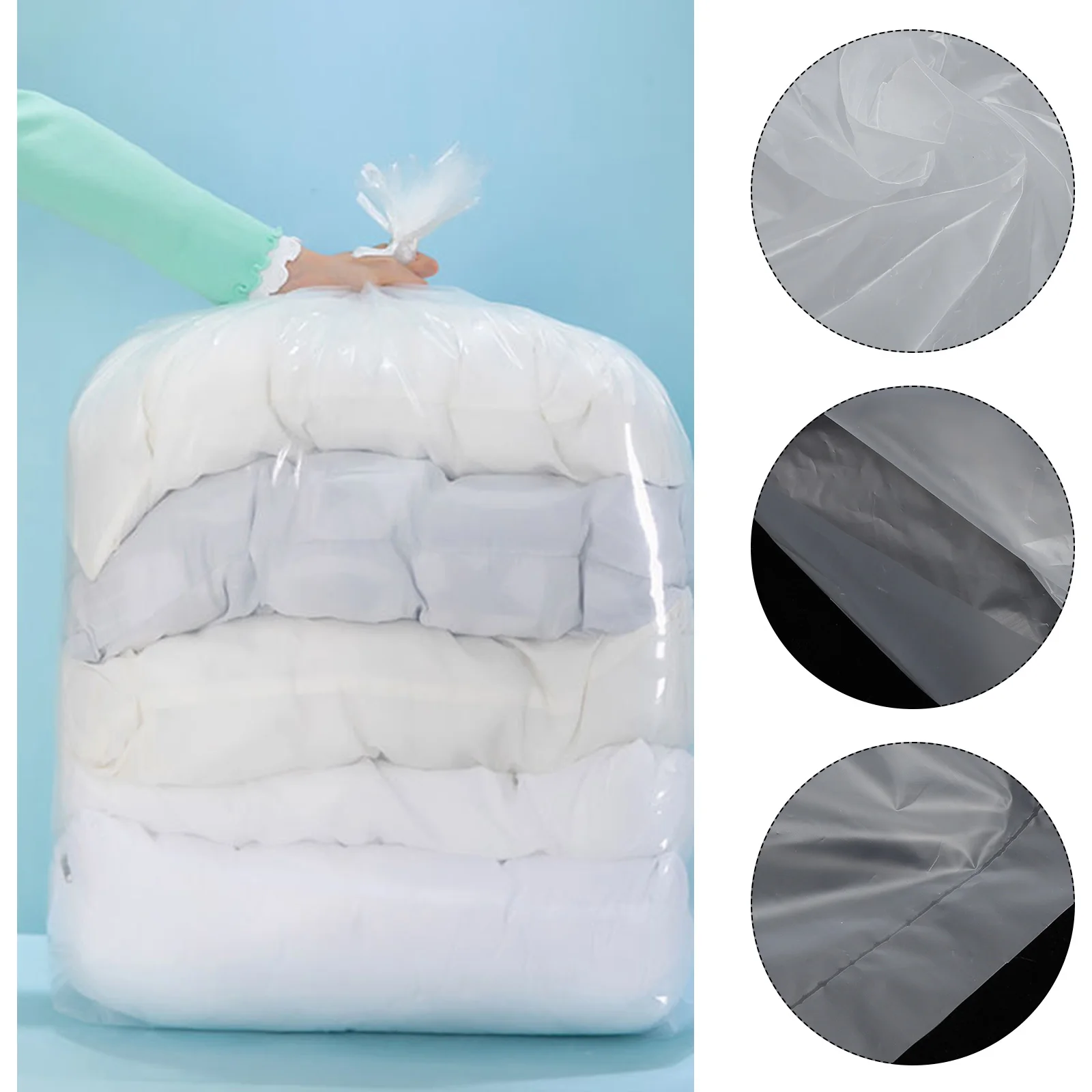 5 Pcs Storage Bag Bags for Bedding Blankets and Comforter Clothes Household Quilt Plastic Containers Large
5 Pcs Storage Bag Bags for Bedding Blankets and Comforter Clothes Household Quilt Plastic Containers Large