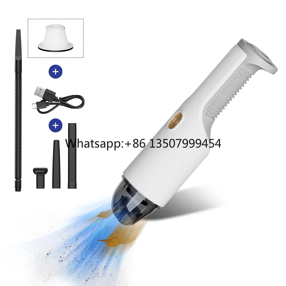 Portable BLDC Handheld Vacuum Cleaners Rechargeable 2-in-1 Home & Car Use ABS Mini Cordless HEPA Filter 12000Pa Suction
Portable BLDC Handheld Vacuum Cleaners Rechargeable 2-in-1 Home & Car Use ABS Mini Cordless HEPA Filter 12000Pa Suction