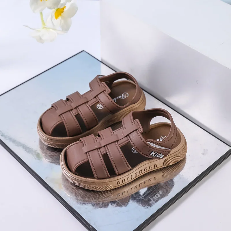 Summer Girls New Beach Sandals Simple Boys Children's Fashion Causal Shoes Anti-kick Versatile Kids School Hollow-out Sandals
Summer Girls New Beach Sandals Simple Boys Children's Fashion Causal Shoes Anti-kick Versatile Kids School Hollow-out Sandals