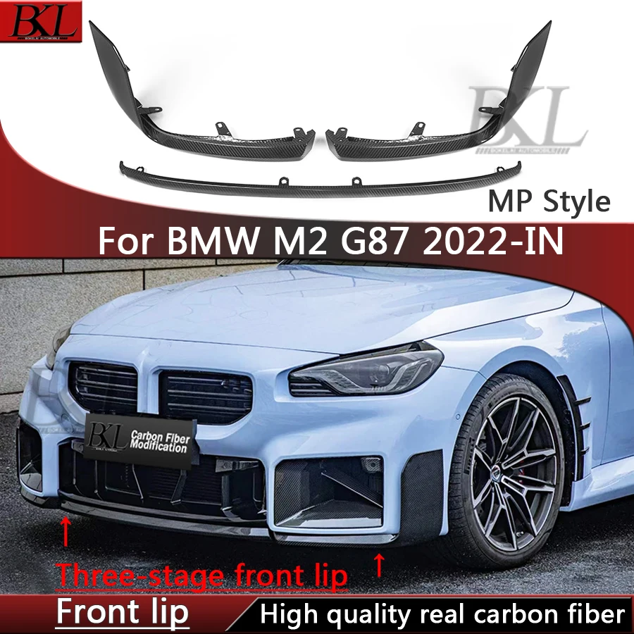 For BMW M2 G87 2022+ MP Style Carbon Fiber Car Front Bumper Diverter Spoiler Diffuser Front lip chin Shunt upgraded body kit
For BMW M2 G87 2022+ MP Style Carbon Fiber Car Front Bumper Diverter Spoiler Diffuser Front lip chin Shunt upgraded body kit