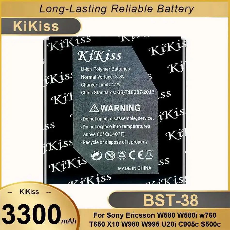 Аккумулятор мобильного телефона Bst-38 3300 мАч для Sony Ericsson W580 W580i W760 T650 X10 W980 W995 U20i C905c S500c W580c C902 C905 Bst 38
Аккумулятор мобильного телефона Bst-38 3300 мАч для Sony Ericsson W580 W580i W760 T650 X10 W980 W995 U20i C905c S500c W580c C902 C905 Bst 38