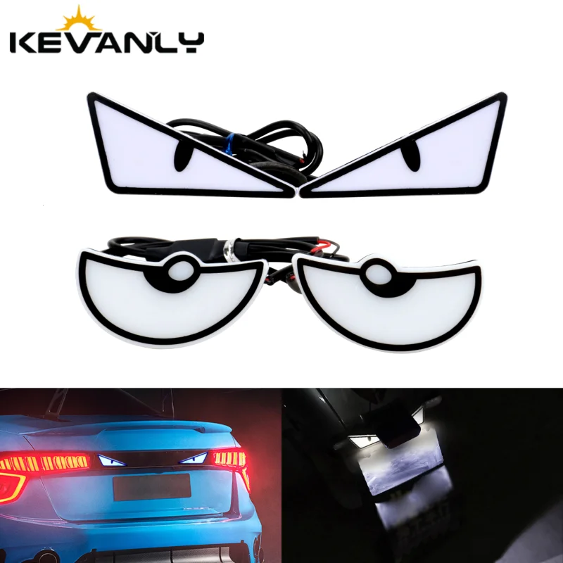 2Pcs Car Devil'Eyes Led Semicircle/Triangle Eye Lens Turn Signal Light Headlight Dynamic Tail Lamp Mini Car Decoration Lights
2Pcs Car Devil'Eyes Led Semicircle/Triangle Eye Lens Turn Signal Light Headlight Dynamic Tail Lamp Mini Car Decoration Lights