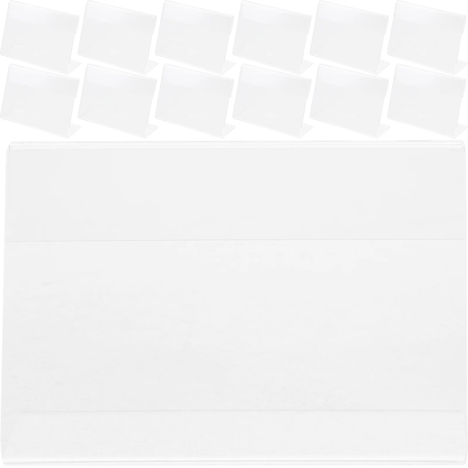 20pcs Acrylic Table Sign Holder Multi-Function Display Stand For Price Tags Advertising Signs Retail Store Office Use
20pcs Acrylic Table Sign Holder Multi-Function Display Stand For Price Tags Advertising Signs Retail Store Office Use
