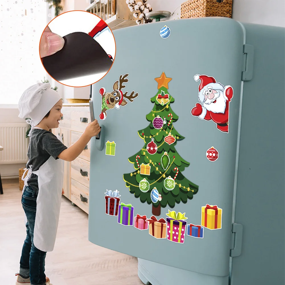 Christmas Cartoon Magnet Fridge Stickers Christmas Tree Santa Elk Snowman Kitchen Fridge Wall Stickers Xmas Magnetic Decoration
Christmas Cartoon Magnet Fridge Stickers Christmas Tree Santa Elk Snowman Kitchen Fridge Wall Stickers Xmas Magnetic Decoration