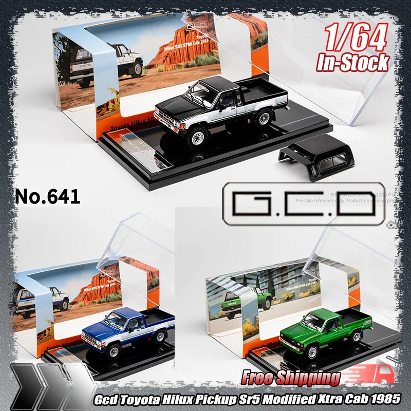 1:64 Gcd Toyota Hilux Pickup Sr5 Modified Xtra Cab 1985 Alloy Diecast Car Model Collectible For Automobile Enthusiasts Toy Gifts
1:64 Gcd Toyota Hilux Pickup Sr5 Modified Xtra Cab 1985 Alloy Diecast Car Model Collectible For Automobile Enthusiasts Toy Gifts