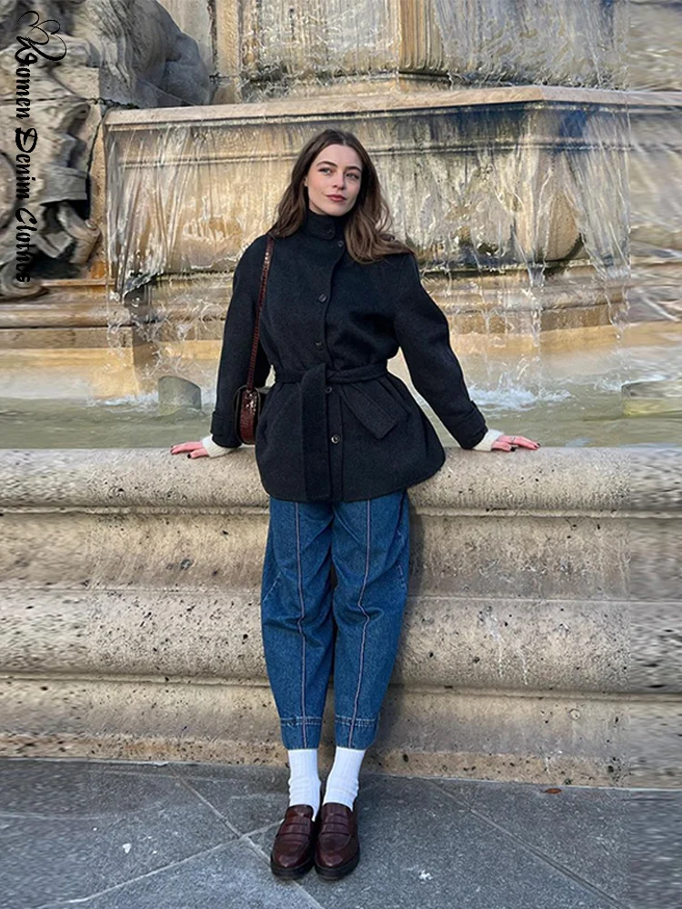 Осенне-зимняя женская удобная куртка 2021, элегантная серия, однотонная однобортная куртка с воротником-стойкой
Осенне-зимняя женская удобная куртка 2021, элегантная серия, однотонная однобортная куртка с воротником-стойкой