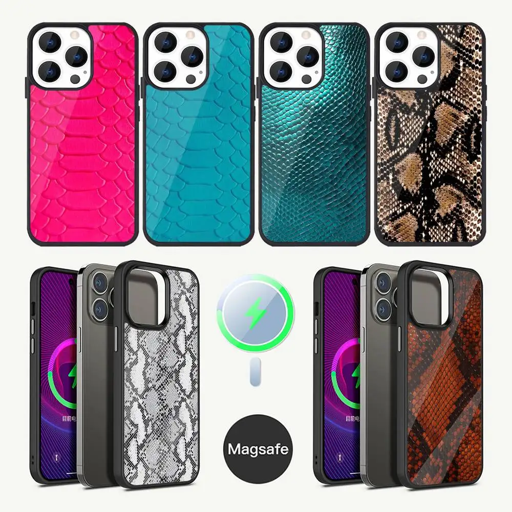 Snakeskin Phone Case For iPhone 16,15,14,13,12,11,Plus,Pro,Max Mini Magsafe Magnetic Wireless Charging
Snakeskin Phone Case For iPhone 16,15,14,13,12,11,Plus,Pro,Max Mini Magsafe Magnetic Wireless Charging