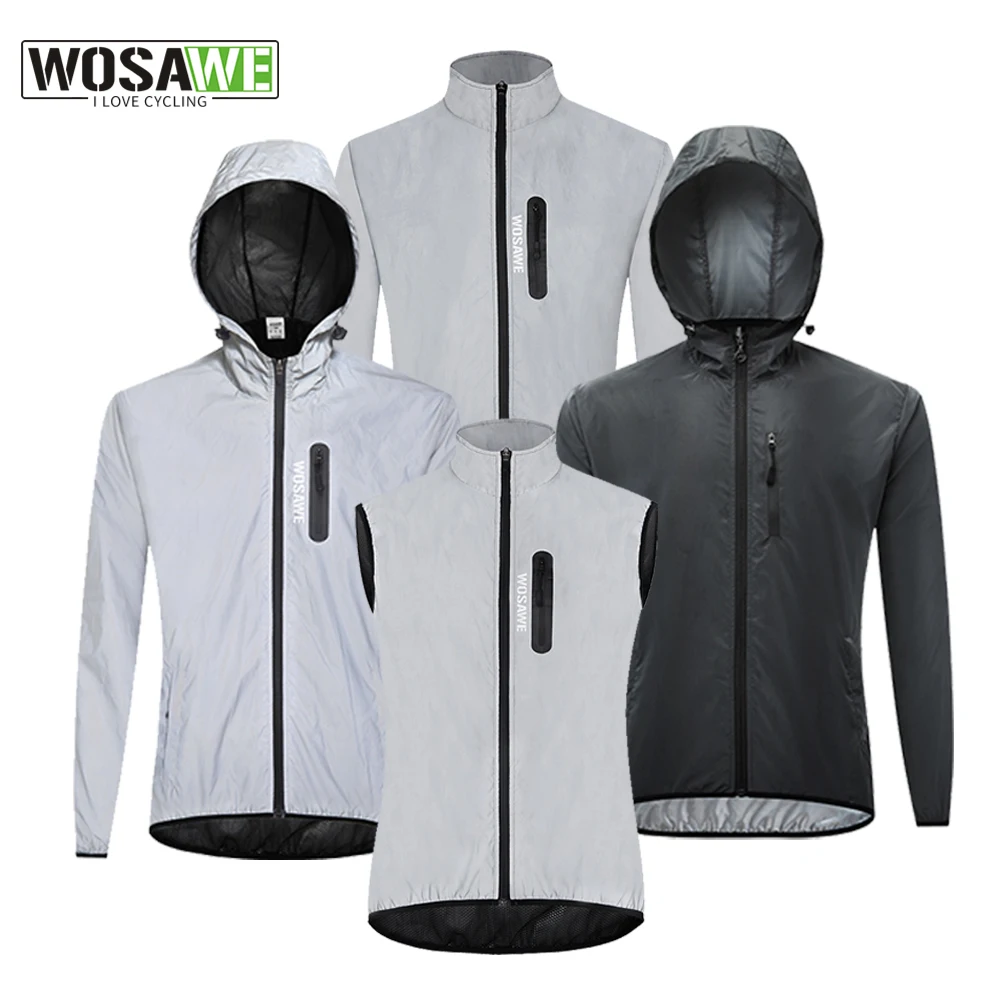 WOSAWE Cycling Jacket Men Women Full Reflective Windbreakr Windproof Waterproof Gravel Bike Jacket Hip Hop Night Safety Coat
WOSAWE Cycling Jacket Men Women Full Reflective Windbreakr Windproof Waterproof Gravel Bike Jacket Hip Hop Night Safety Coat