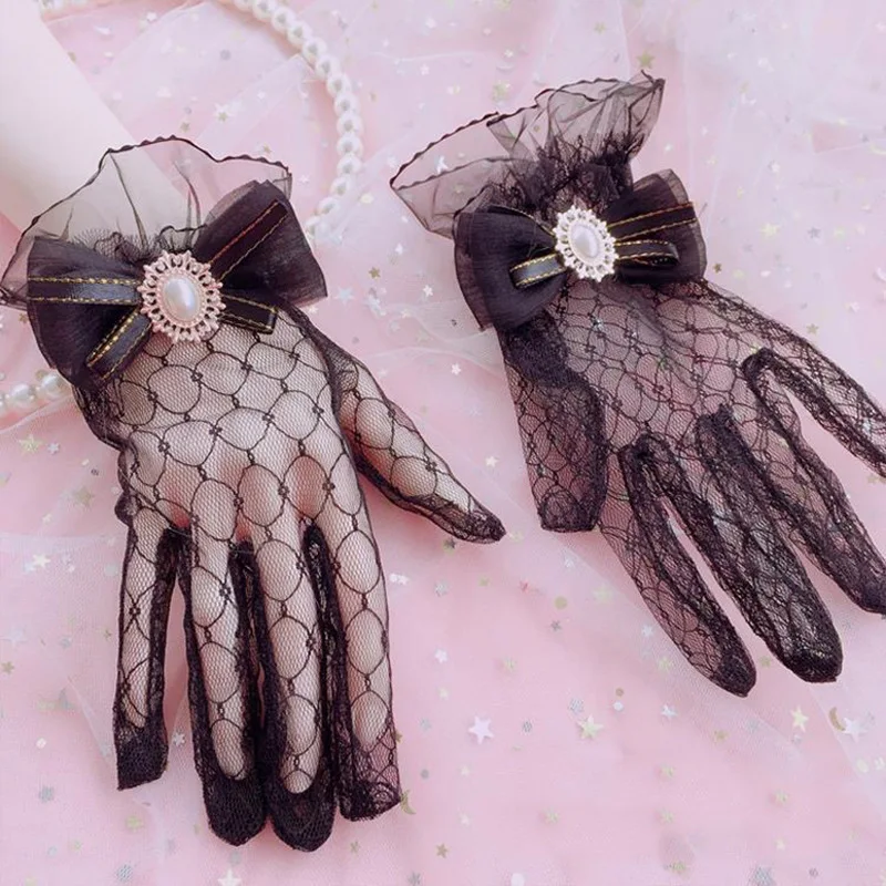 Handmade Lolita Wedding Gloves Tea Party Lolita Gorgeous Elegant Summer Lace Sleeve Ornament
Handmade Lolita Wedding Gloves Tea Party Lolita Gorgeous Elegant Summer Lace Sleeve Ornament